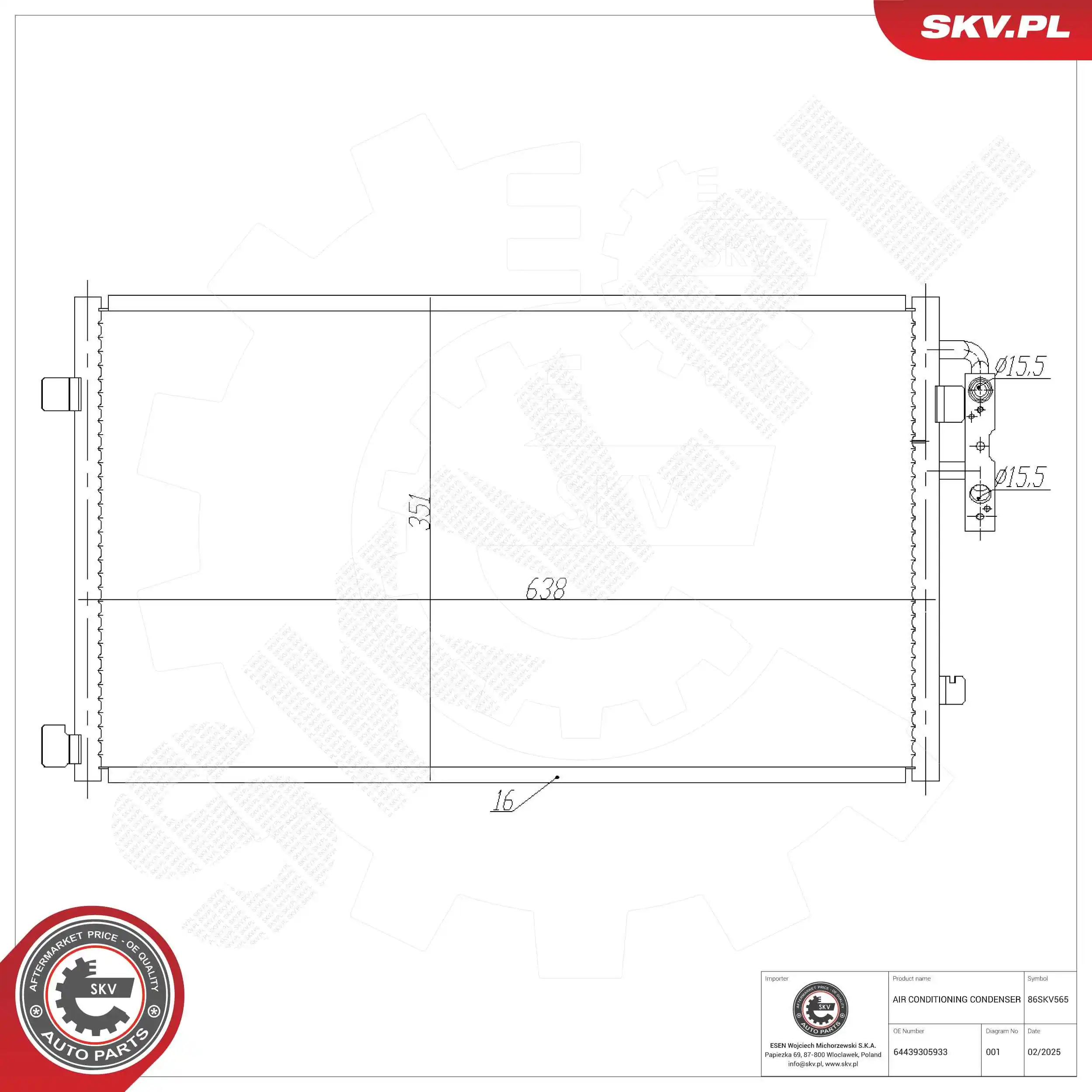 Condenser, air conditioning